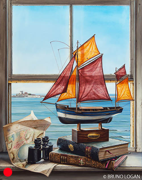 Bruno Logan - Trompe-l'oeil Painting